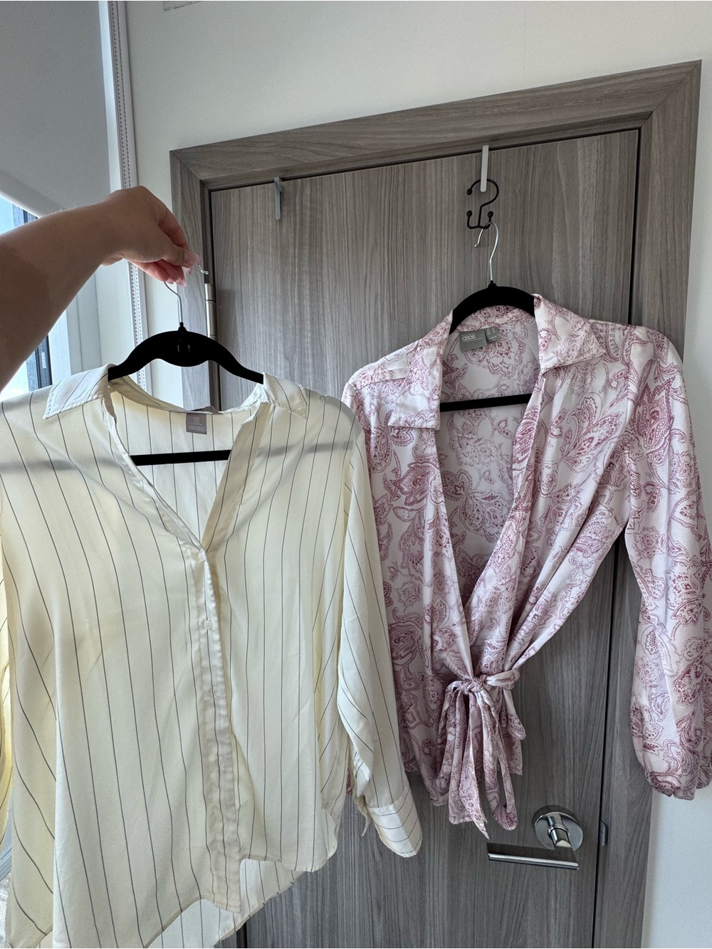 2 Satin Blouse Bundle! H&M & ASOS